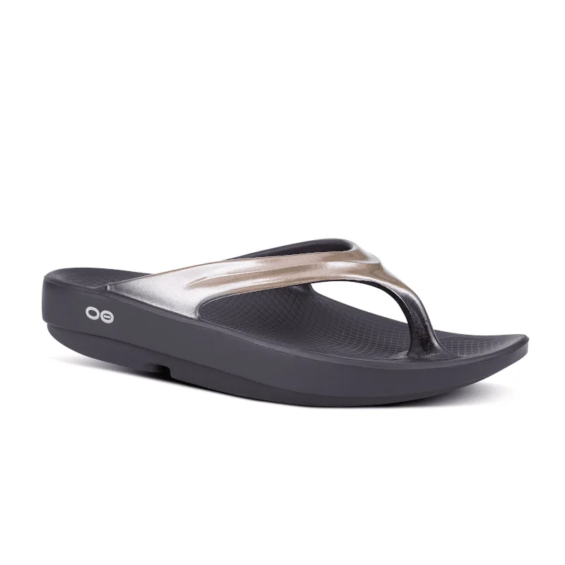 Women's OOFOS OOlala Luxe Thong - Latte