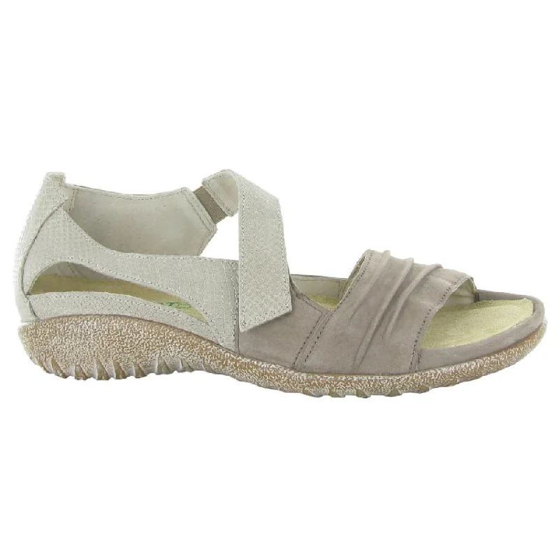 Women's Naot Papaki - Stone Nubuck|Beige Lizard Leather