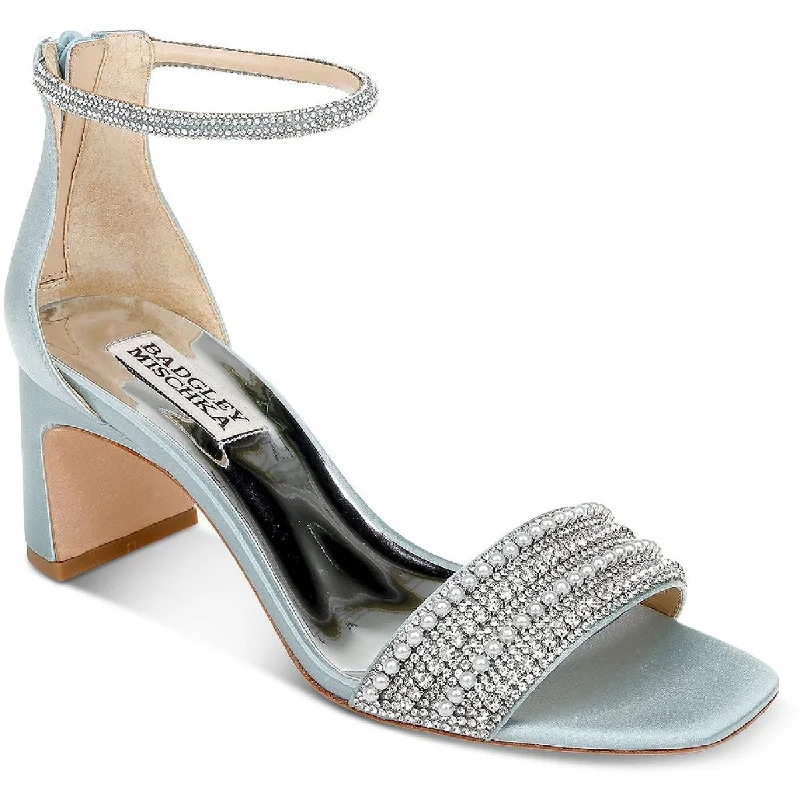 Badgley Mischka Womens Kameryn  Block Heel Dressy Heels