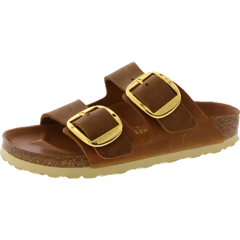 Birkenstock Womens Footbed Buckle Slide Sandals