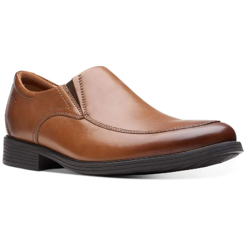 Clarks Mens Whiddon Step L:eather Leather Loafers