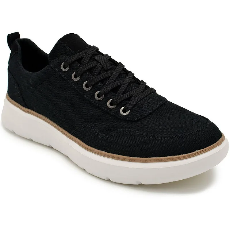 DELO Go Green Mens Fabric Lace Up Casual And Fashion Sneakers