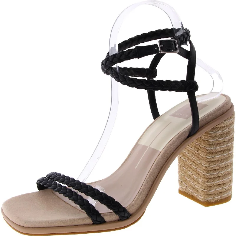 Dolce Vita Womens Leather Strappy Ankle Strap