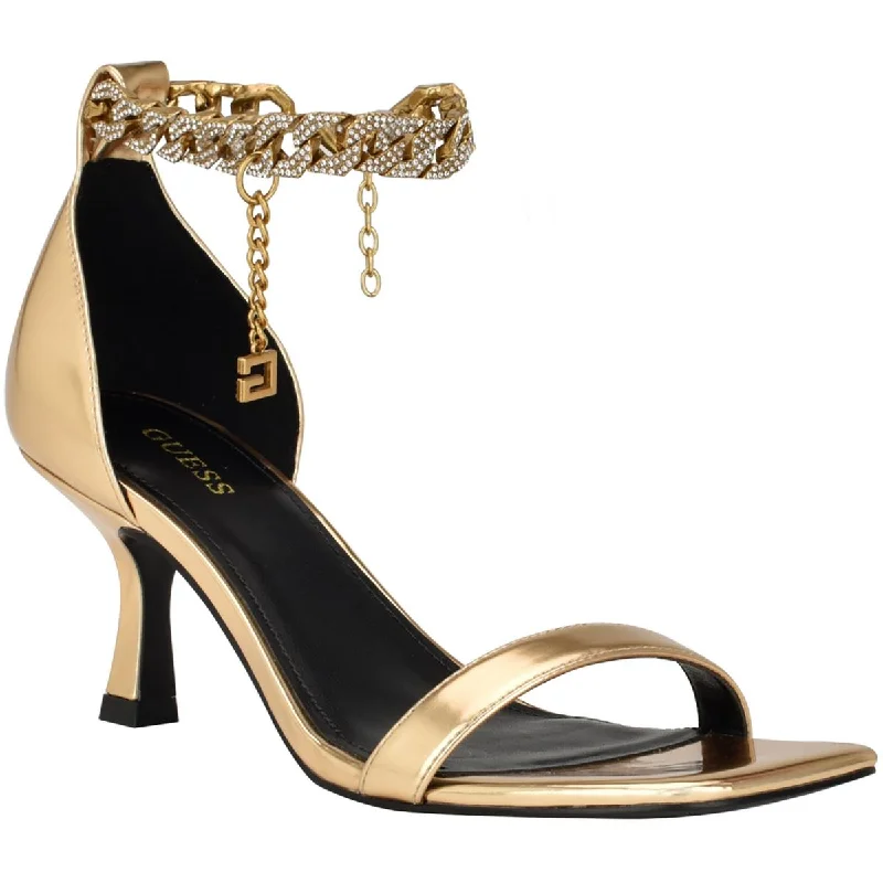 Guess Womens Remo Patent Ankle Heels