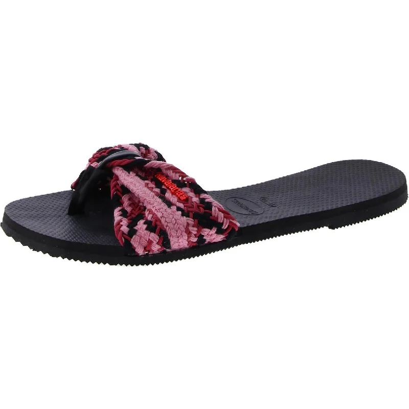Havaianas Womens Braided Slip-On Flip-Flops