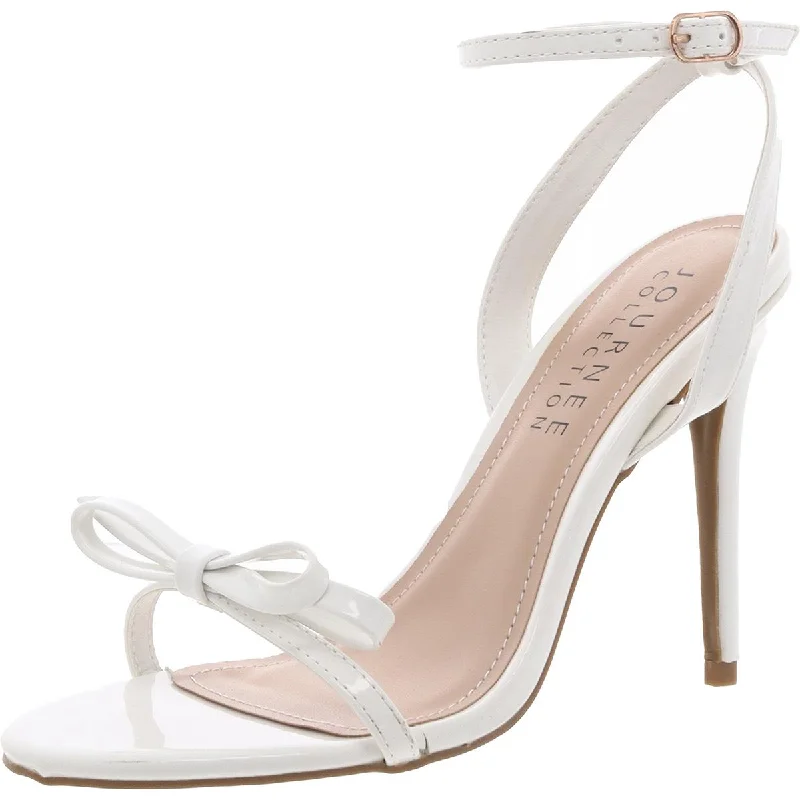 Journee Collection Womens Patent Round toe Heels