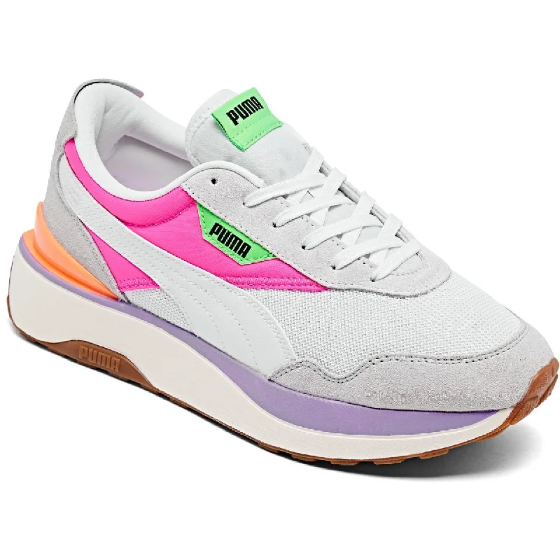 Puma Womens Cruise Rider Silk Road Faux Suede Fitness Running Shoes