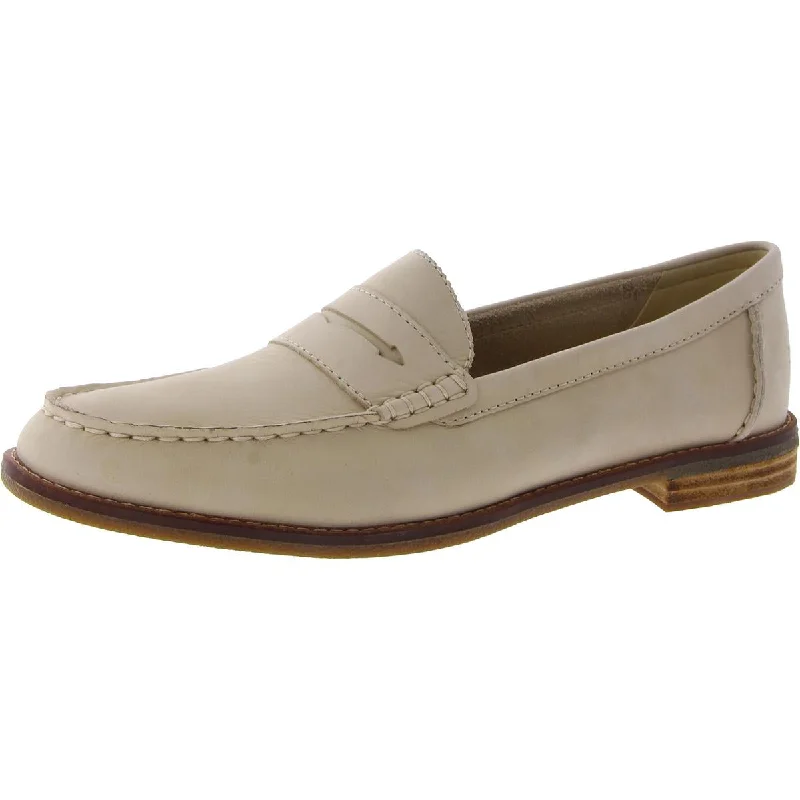 Sperry Womens Leather Flat Loafers