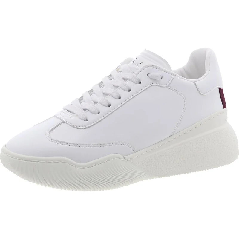 Stella McCartney Womens Faux Leather Lace Up Casual And Fashion Sneakers