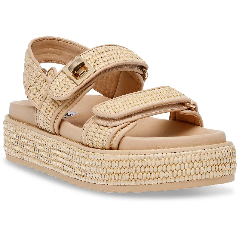 Steve Madden Womens Bigmona Adjustable Platform Sandals
