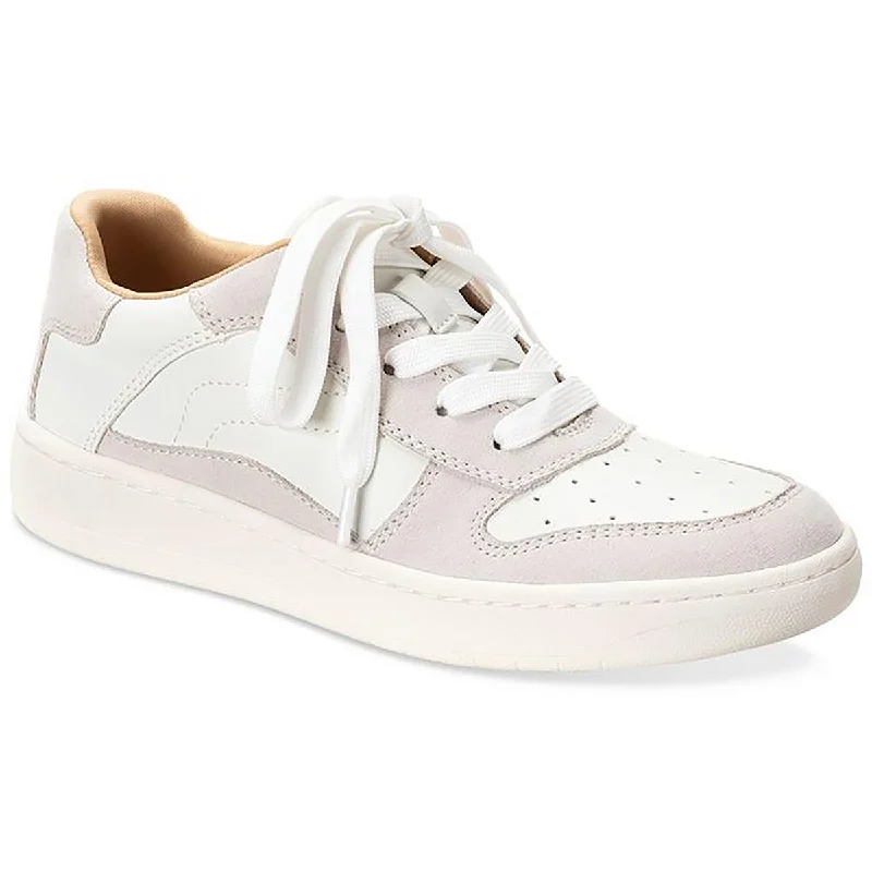 Sun + Stone Womens Mauraa Faux Leather Lifestyle Casual And Fashion Sneakers